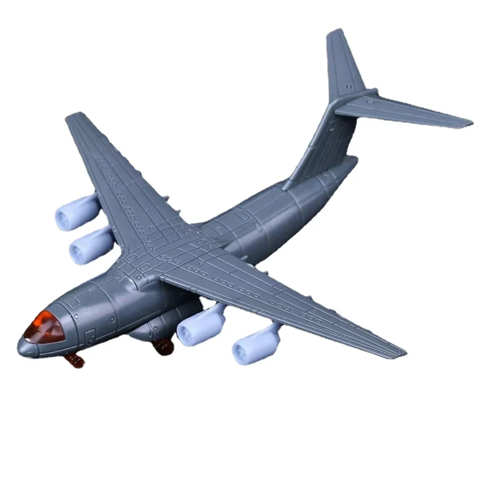 Mini Puzzle Toys Chinese Y-20 Military Transport  Aircraft Assembly Model Puzzle Building Figure Mini Toys for Fans Gift