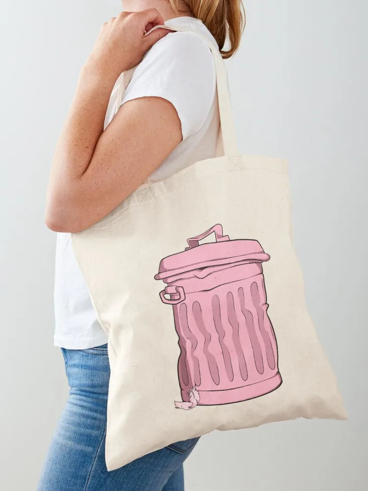 

Pink Trash Tote Bag tote bag men Custom bag cute pouch Women's