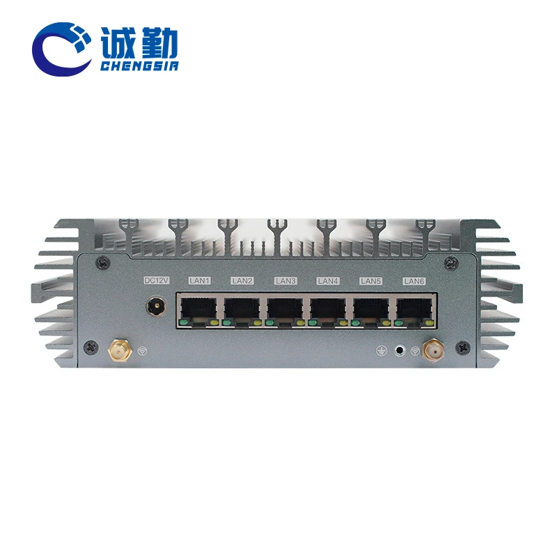 Customized 6*2.5G Lan Firewall Router PfSense OPNsense Computer Case DDR5 POE 1*RS232 4G/5G 12th Gen N100 N300 Fanless Mini PC