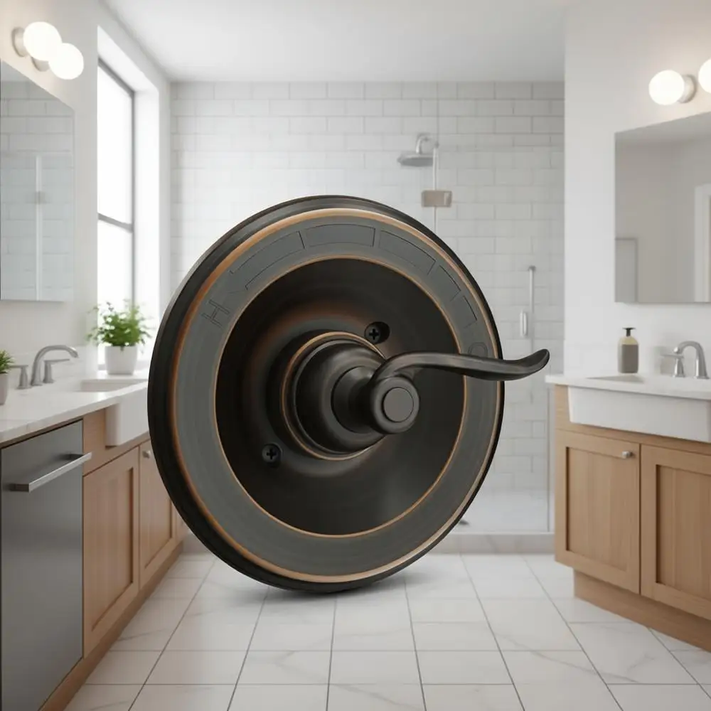 Replacement Single-Function Trim Kit Handle with Cartridge, Compatible with Shower System R10000 Series, Oil Rubbed Bronze