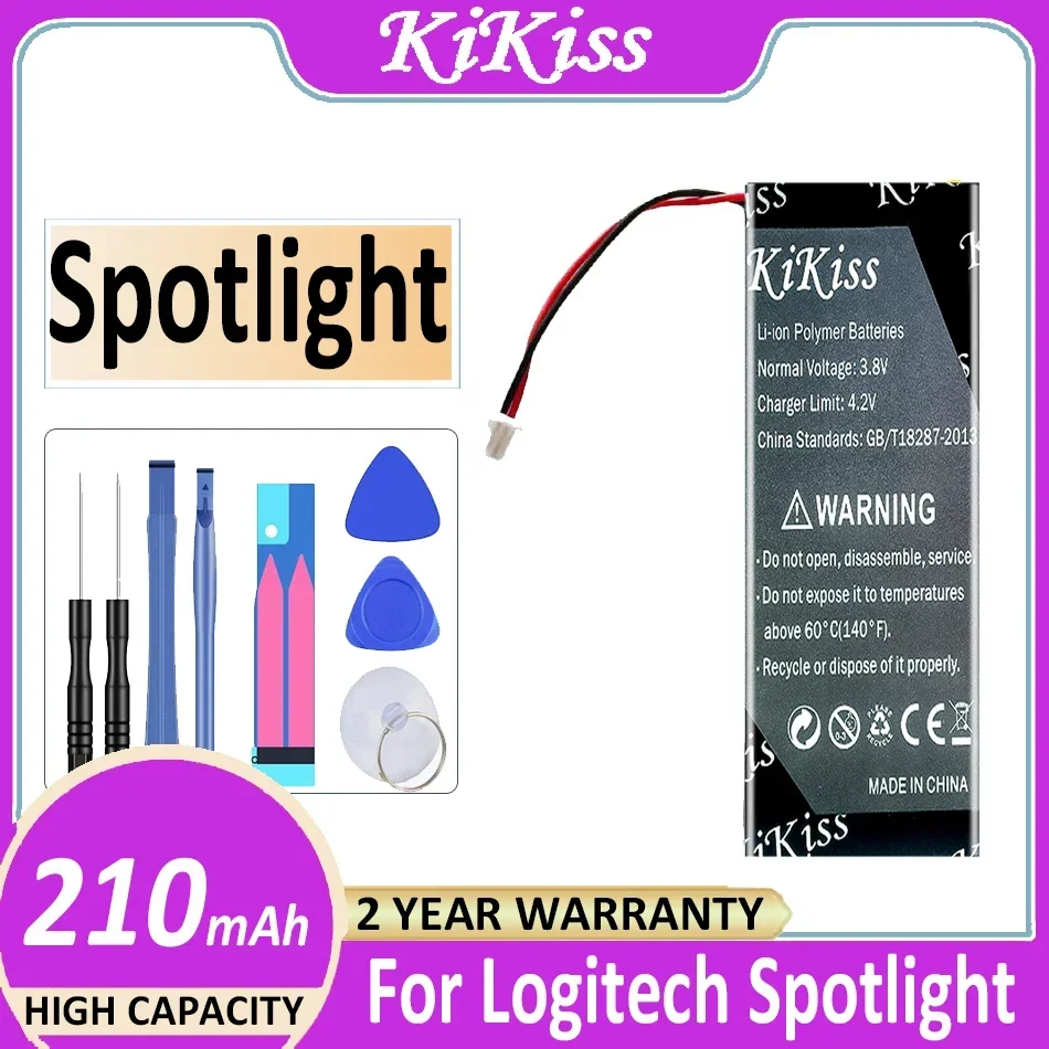 

Аккумулятор KiKiss 210 мАч для цифровой батареи Logitech Spotlight