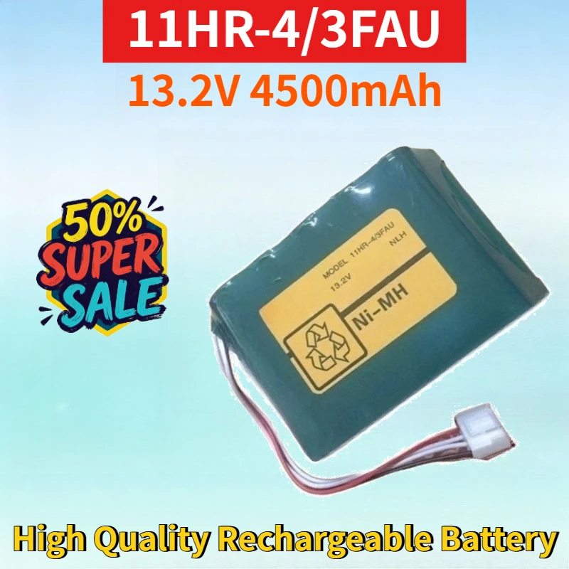 Newest 11HR-4/3FAU 13.2V 4500mAh NI-MH Rechargeable Battery for SANYO 50S 60S High Quality High Capacity Replacement Battery