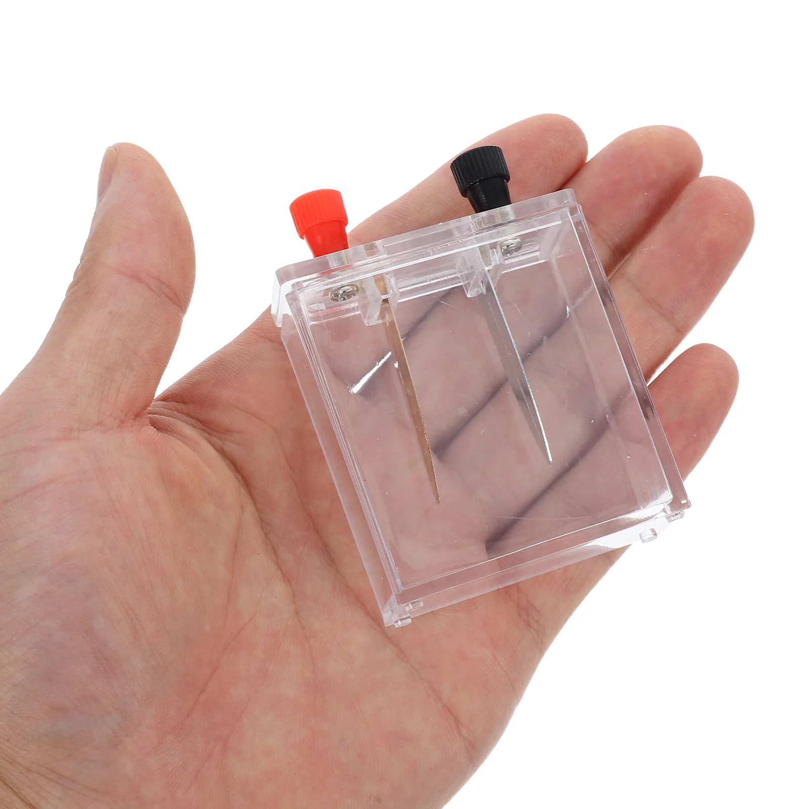 

2 set 2 Sets Saltwater Experiment Kit Clear Plastic Box Metal Plate Reusable Stem Science Tool Liquid Project