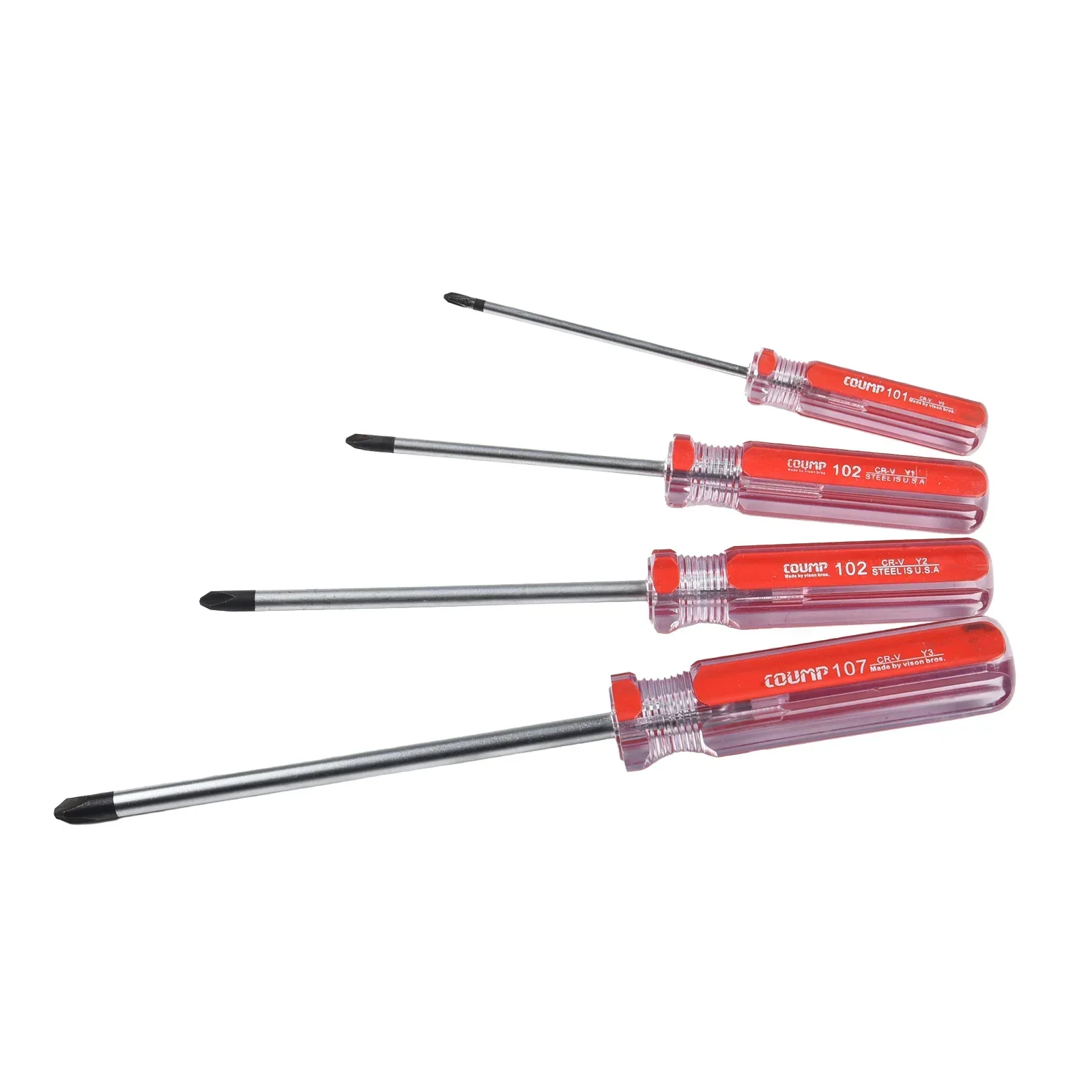 Set Y-shaped Screwdriver Y0 Y1 Y2 Y3 4pcs For Furniture Repair Nonslip Toy Repair Tool Chrome Vanadium Steel New