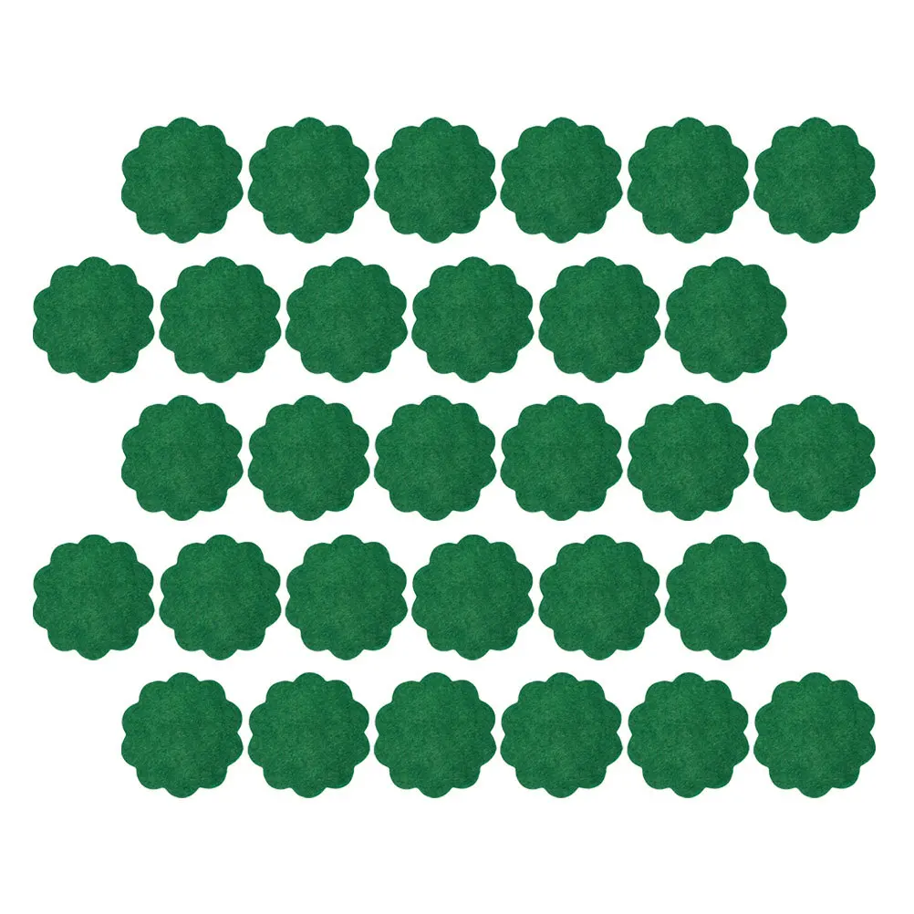 40 قطعة اناء للزهور منصات أسفل غير المنسوجة تنفس الصرف الحصير زارع كوستر منصات بونساي وعاء وسادة تسرب التربة منع النبات #2