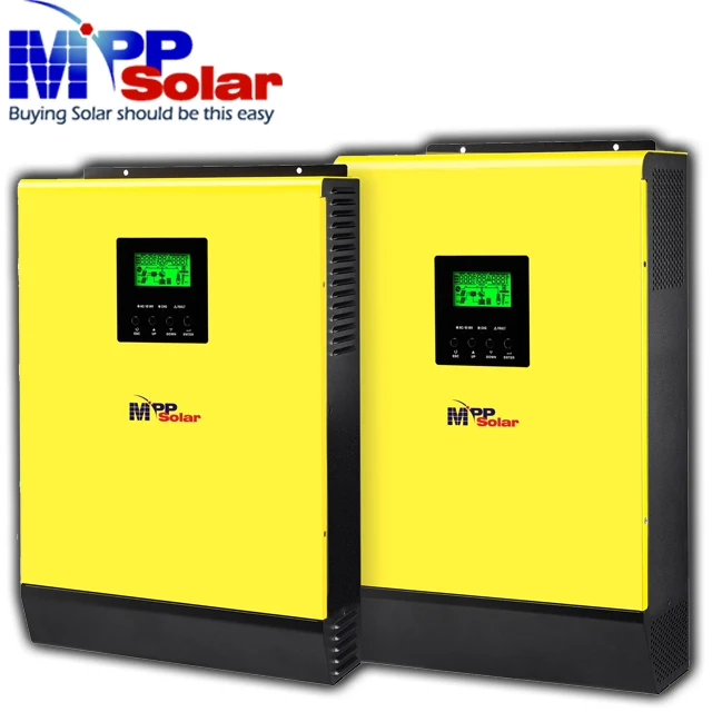 

HV V2 5048*2 10KW 48v 230vac Hybrid MPP Solar inverter 80A mppt solar charger high PV input 450V 60a battery