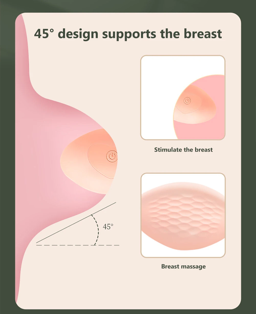 Breast Massager Nipple Stimulation Wireless Remote Control Wearable Nipple Vibrators Sex Toys For Women Masturbator Adults 18