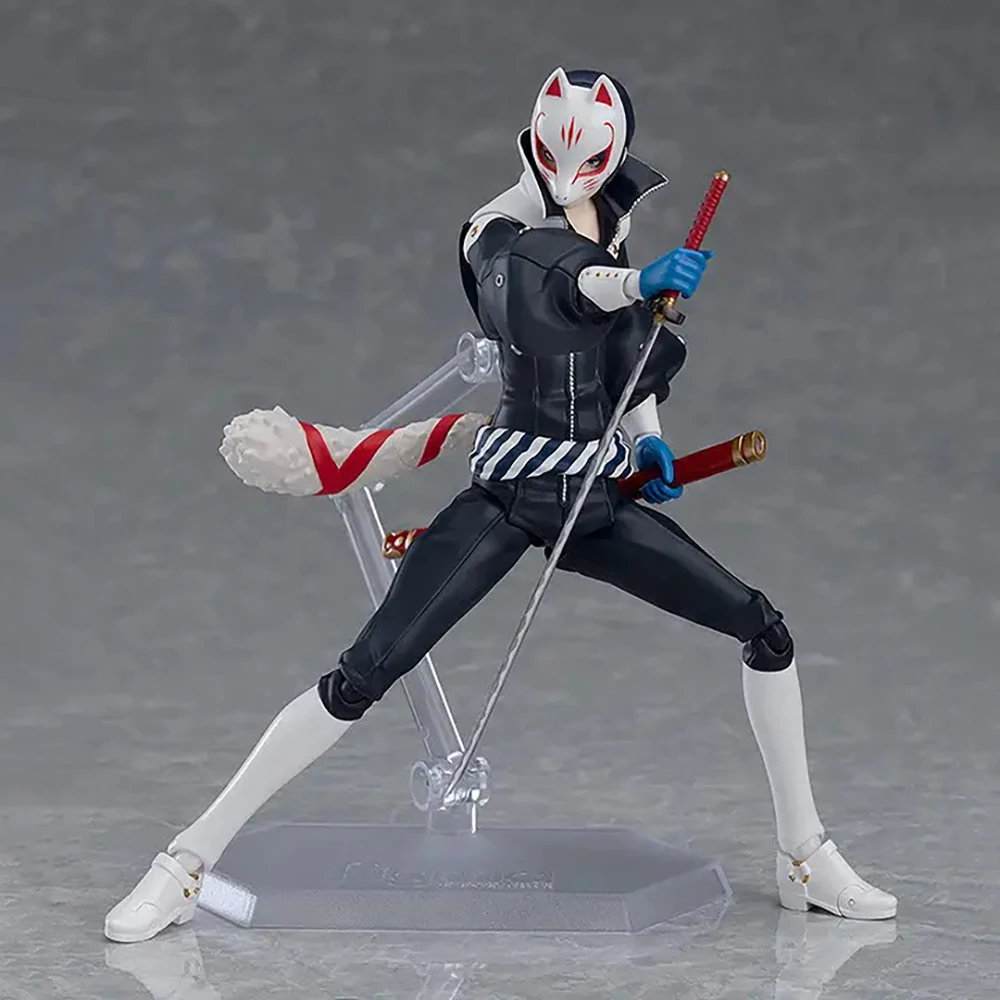 Figma originale Max Factory # 404 Fox (Persona5) (libération) 15.5cm figurine d'action Anime à collectionner joli modèle jouets d'ornement
