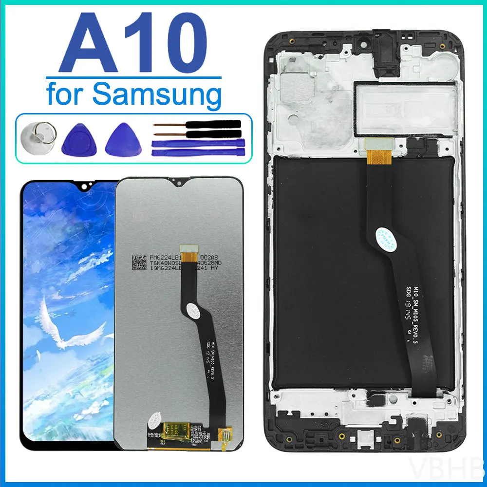 A105 New LCD Display Touch Screen Digitizer Complete Assembly For Samsung Galaxy A10 Mobile Phone Screen Repair Spare Parts