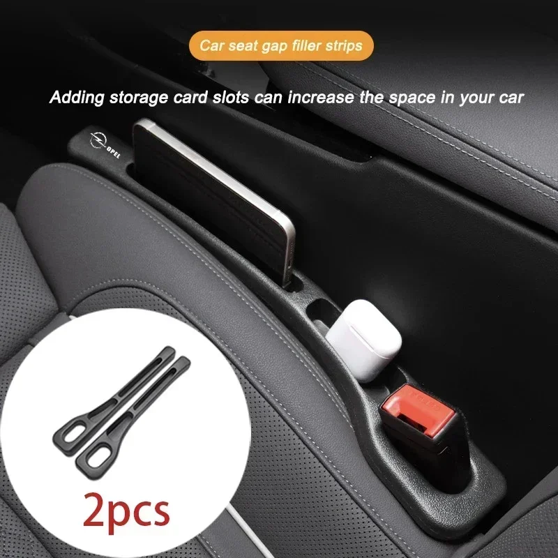 Car Seat Gap Filler Center Console Side Crevice Filler For Opel Corsa Astra Insignia Vectra Zafira Meriva Mokka Grandland Vivaro