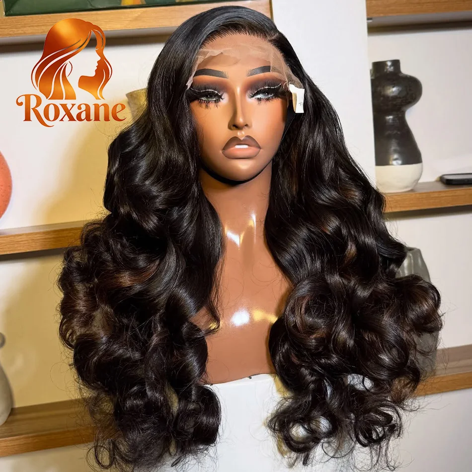 

Парики из натуральных волос Roxane 30-40 дюймов, 13x4, с эффектом Body Wave, HD-фронта, бразильские, 13x6, 200% плотность, с прозрачным кружевным фронтом, для чернокожих женщин