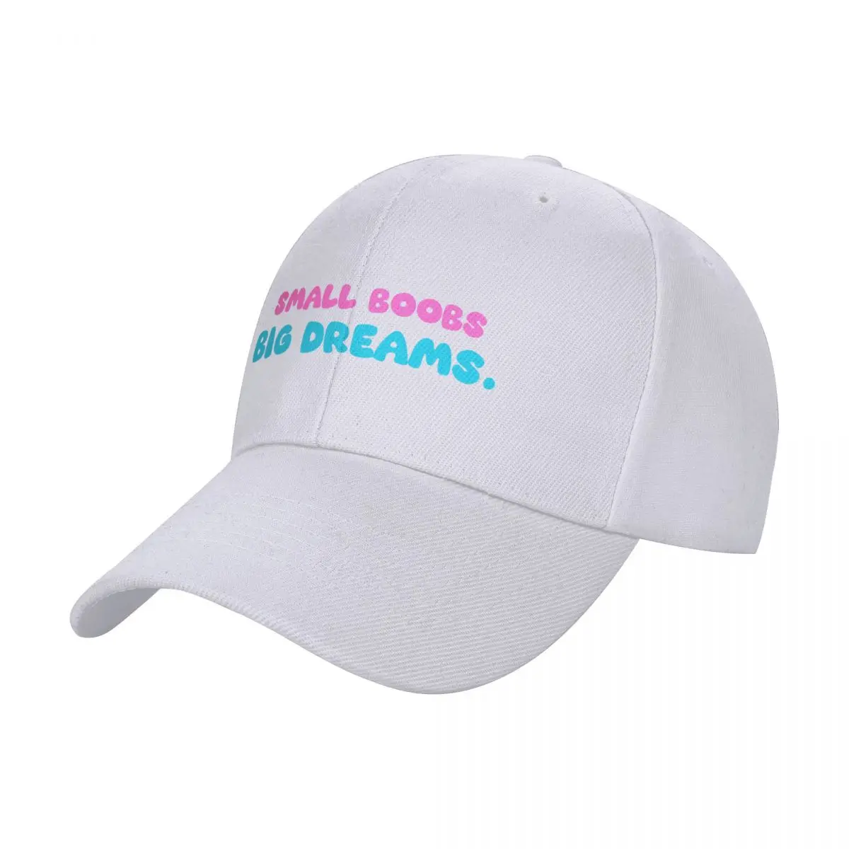 Small Boobs Big Dreams Baseball Cap Golf Hat hiking hat sun hat Women's Golf Clothing Men's