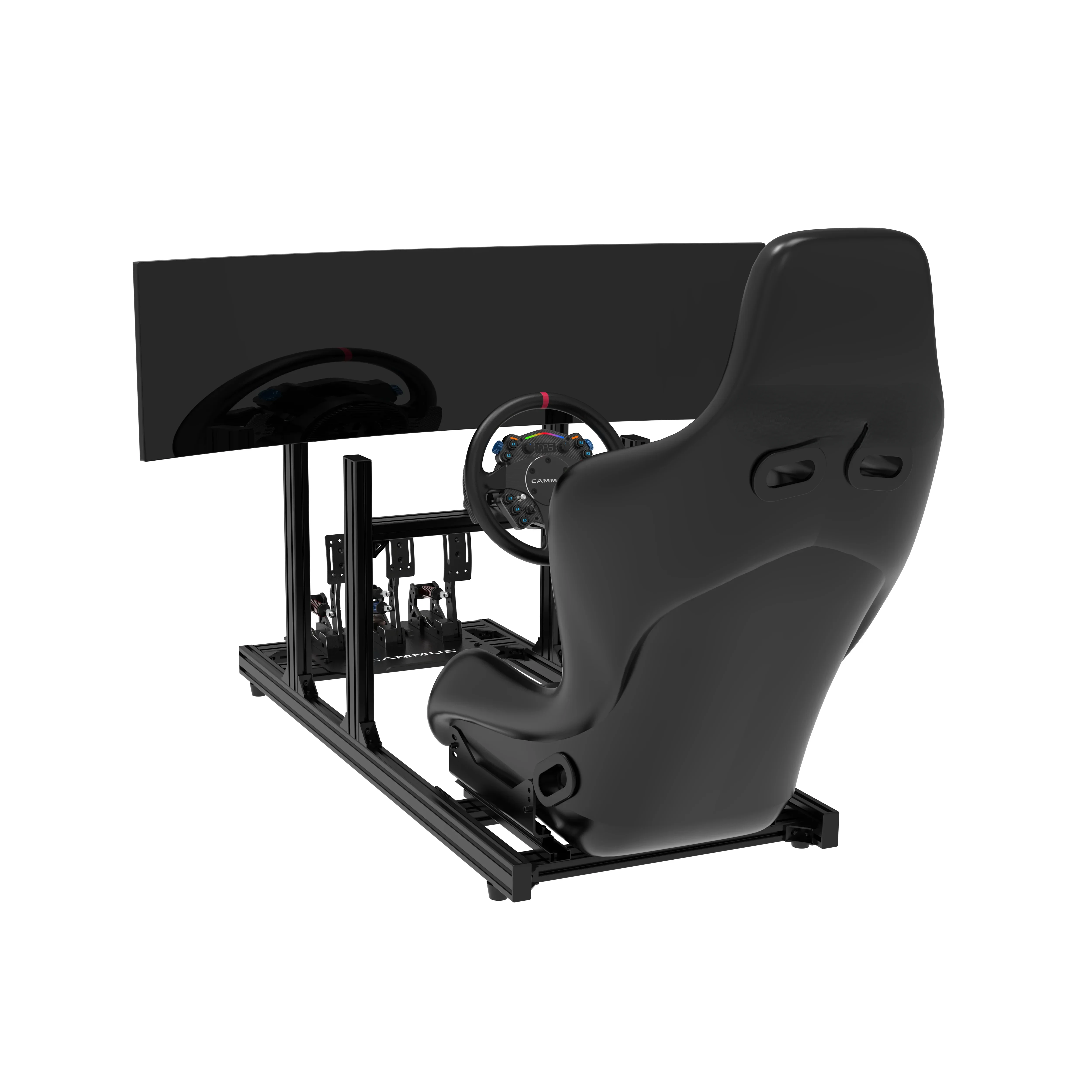 

Racing Simulator Direct Drive Wheelbace Gaming Steering Wheel and Pedals PC Game Sim Driving Simulator Kit