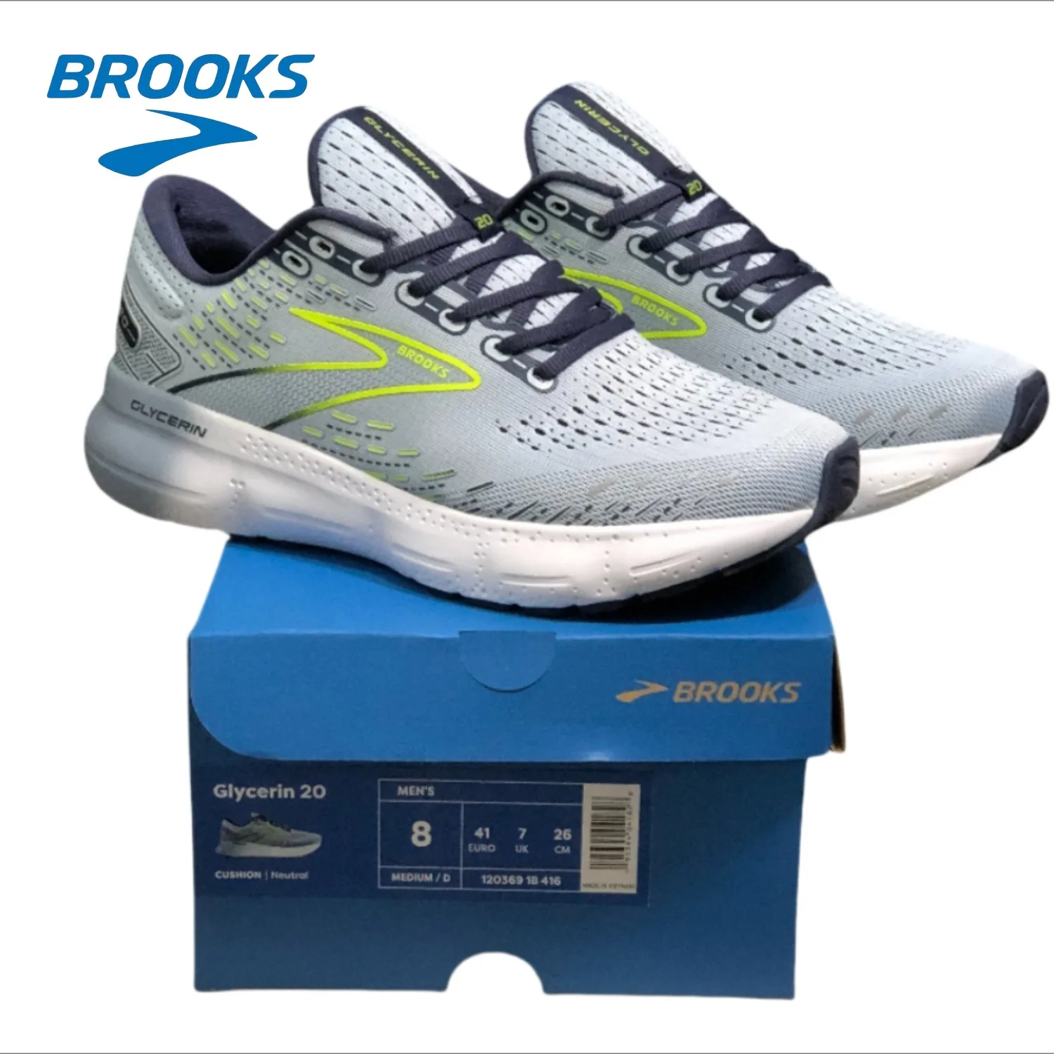 Brooks Men's Glycerin 20 Neutral Provides Reliable Stability And Comfort For Every Running Journey