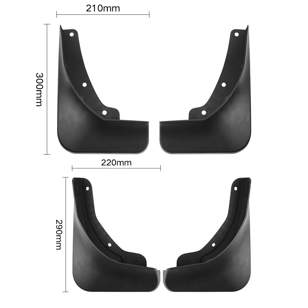

4pcs Mudflaps for Exlantix Exeed Sterra ET 2024~2026 Car Mud Flaps Splash Guards Cover Mudguards Front Rear Fender Accessories