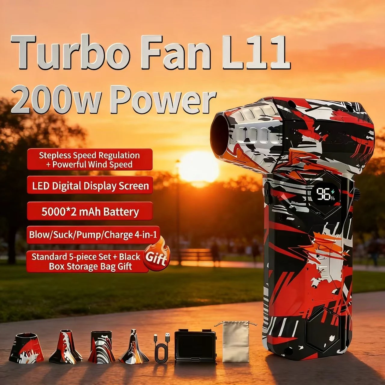 Турбинный струйный вентилятор Dust Buster L11