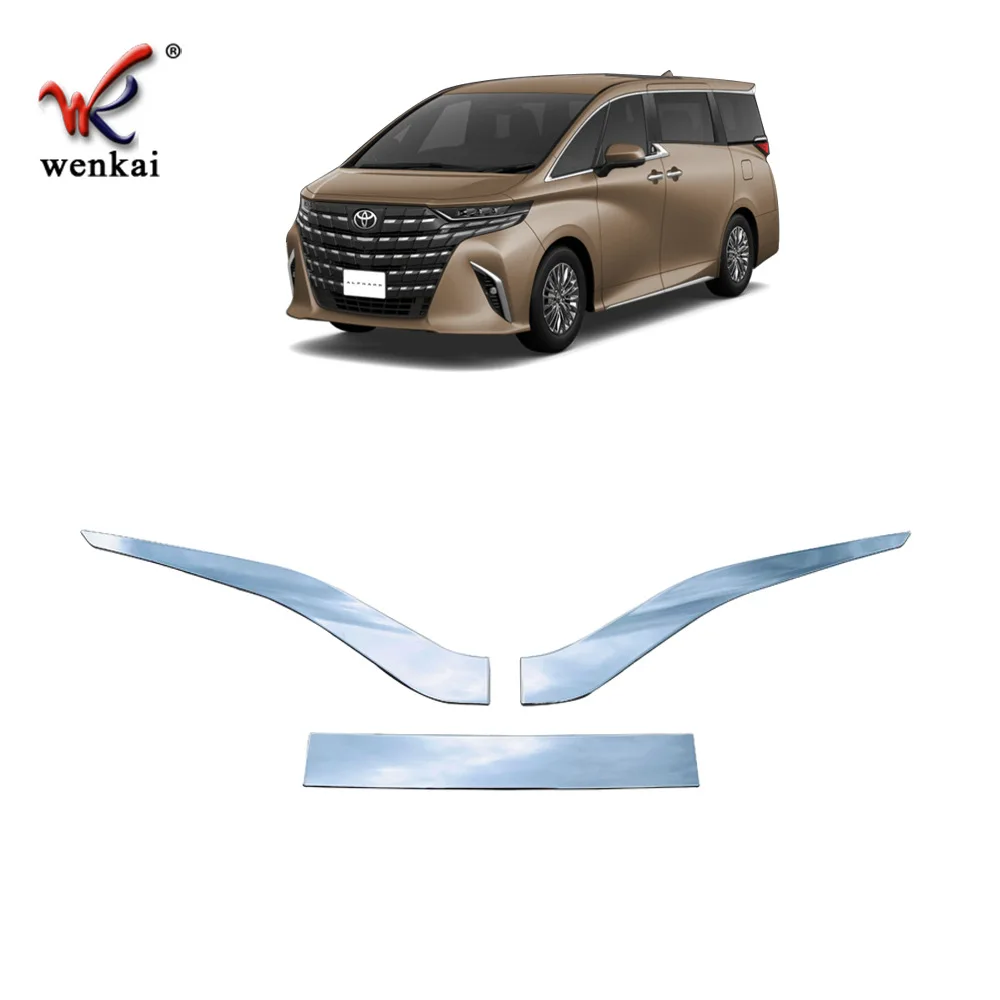 Car Trunk Tailgate Trim Garnish For 2023 Toyota Alphard Vellfire 40 Series Accessories