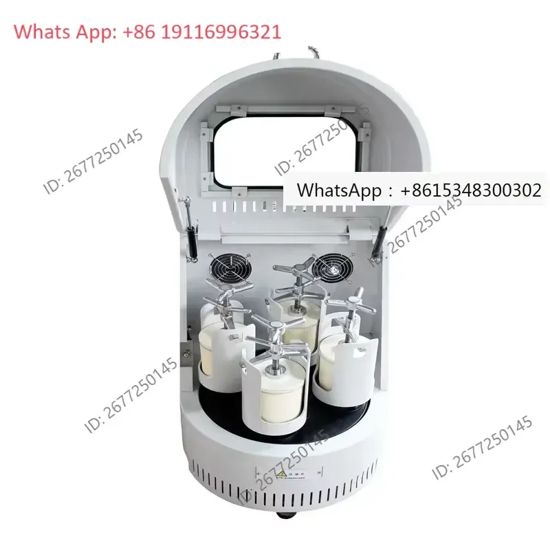 Microcomputer planetary lab ball mill