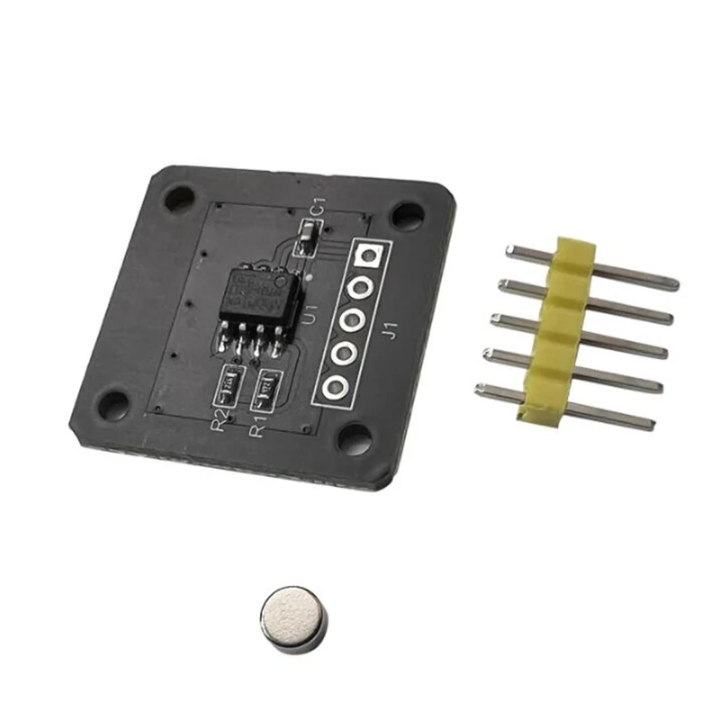MT6701 Magnetic Encoder Magnetic Induction Angle Measurement Sensor Module 14bit High-precision Replacement for AS5600