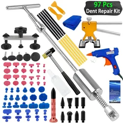 Car Body Paintless Kit Dent Repair Tools, Hail Pit Extrator, Glue Extrator Tabs, Ferramentas de remoção para oficina Auto