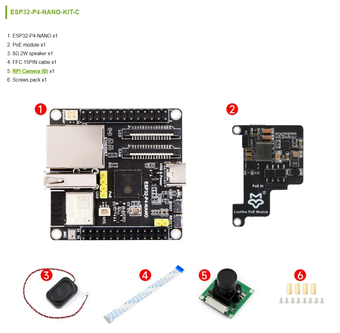 

Makerseek & Waveshare ESP32-P4-NANO-KIT-C-SKU-29030-Price without Shipping fee