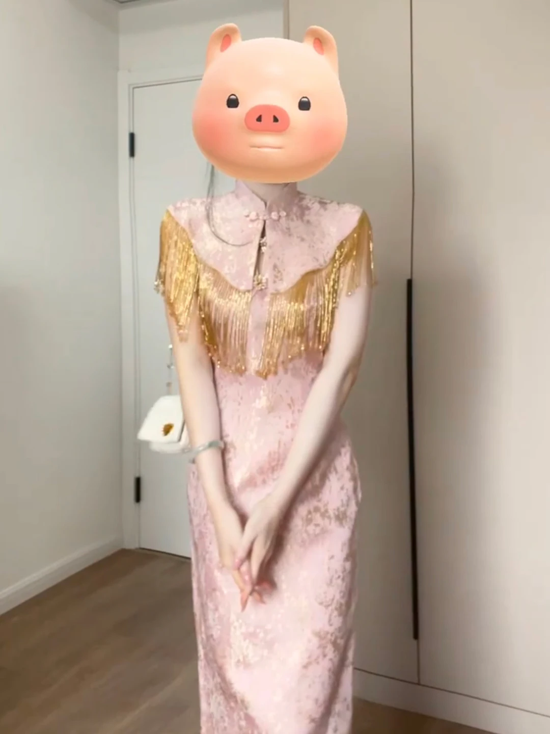 

Элегантный розовый свадебный комплект: новый китайский стиль, утренний халат, шаль для церемонии, банкета и встречи с семьей