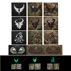 Airborne Paratrooper Chest Strip Glow-in-the-Dark Magic Badge IR IR Night Identification Badge Tactical Morale Badges Military
