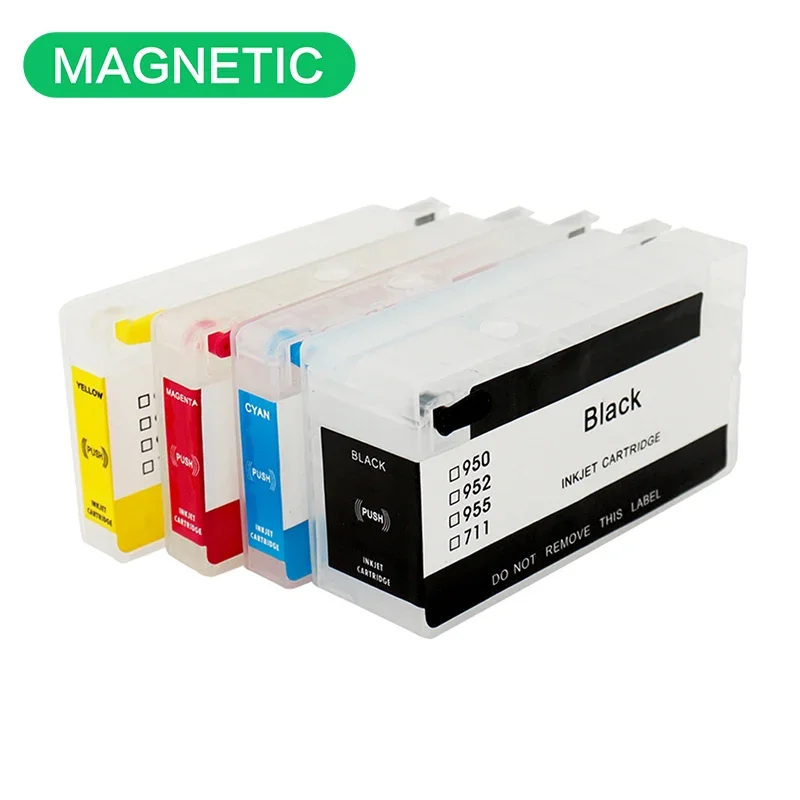 950XL 951XL Refillable Ink Cartridge For HP Officejet 8100 8600 8610 8620 8640 8660 251dw 276dw HP950 HP951 Printers With ARC