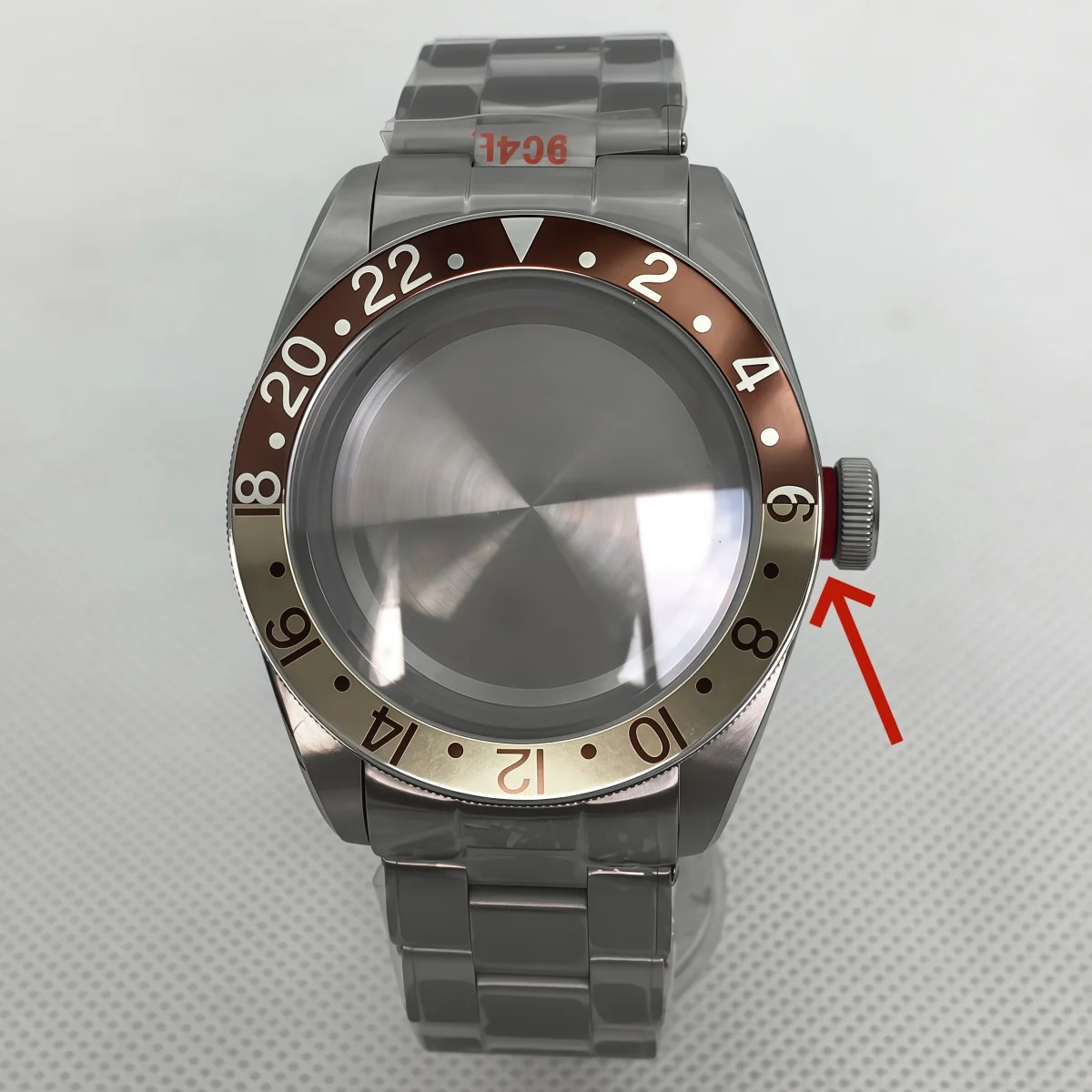 

41mm stainless steel case domed sapphire glass aluminum bezel are suitable for the NH36 NH35 PT5000 ETA2824 movement accessories