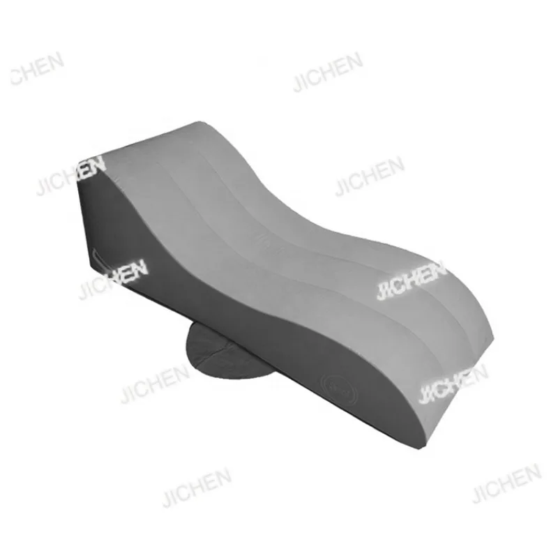 

Neu Casual Blue Plastic Inflatable Chaise Lounger Home Park or Hotel Chaise Lounger Sofa