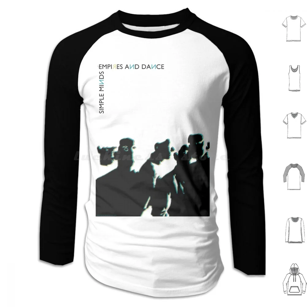 

Simple Minds-Empires And Dance Hoodie cotton Long Sleeve Simple Minds Jim Kerr Charlie Burchill Street Fighting Years