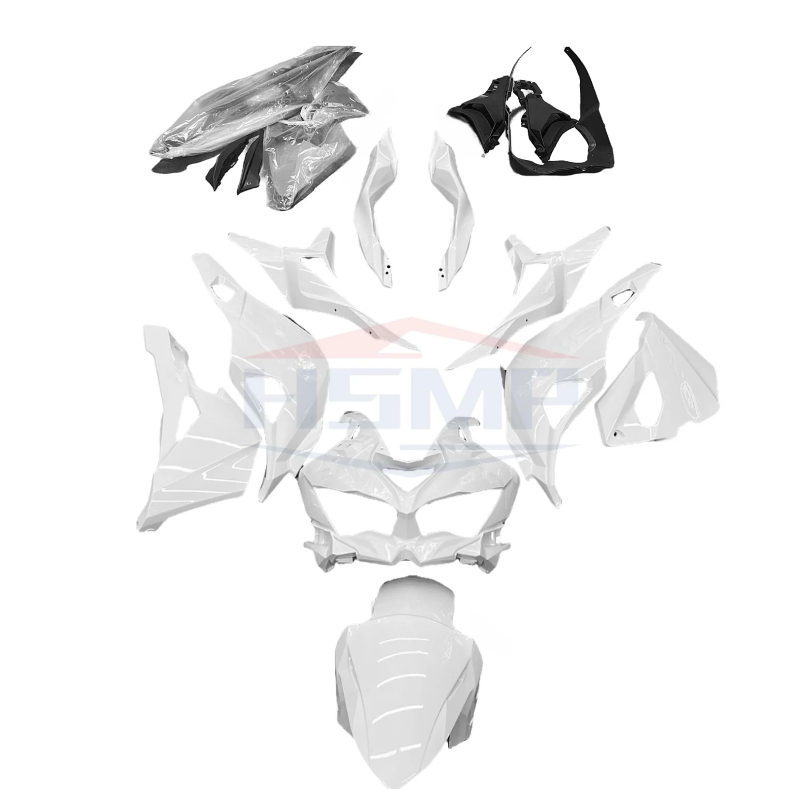 for Kawasaki Ninja ZX 4R zx 4rr 2020 2021-2023 motorcycle unpainted fairing ABS plastic body trim kit can be customized color