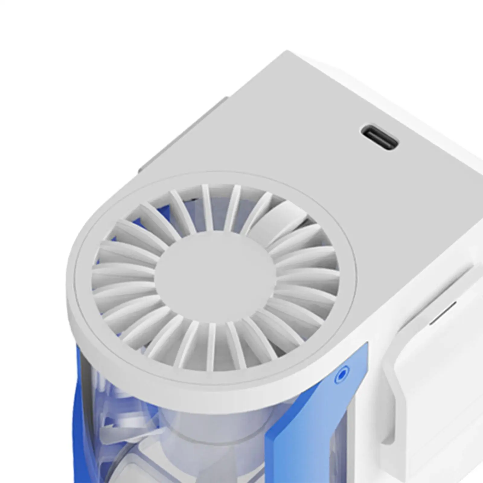 Waist Fan Fast Cooling Adjustable with Multicolored Lights Easy to Use Waist Hanging Fan for Camping Home Cycling Fishing Hiking