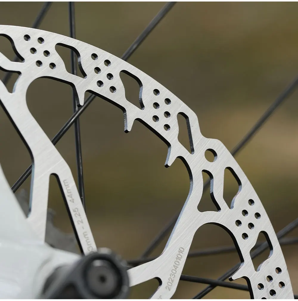 IIIPRO 203 mm Rotor 6 Schrauben Bremsscheibe schwimmend mit Schrauben für Crosscountry, Trailreiten, Elektrofahrräder Neu – Detail 3