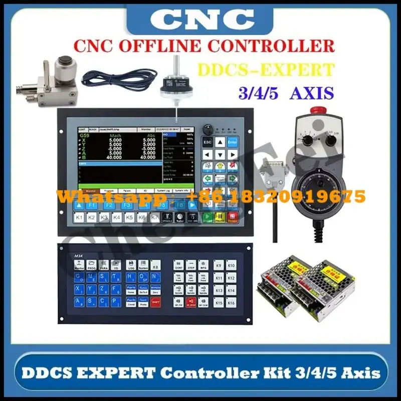 مسبار CNC Zaxis ثلاثي الأبعاد لـ V2 DDCS EXPERT M350 3axis4axis5axis وحدة تحكم غير متصلة بالإنترنت تدعم السائر ذو حلقة مغلقة ATC لاستبدال DDCSV3.1
