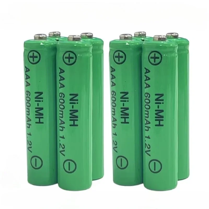 AAA 600mAh 1.2V ni-mh بطارية قابلة للشحن لعبة الحلاقة بطارية مصباح يدوي التحكم عن بعد على مدار الساعة فرشاة الأسنان الكهربائية الماوس #2