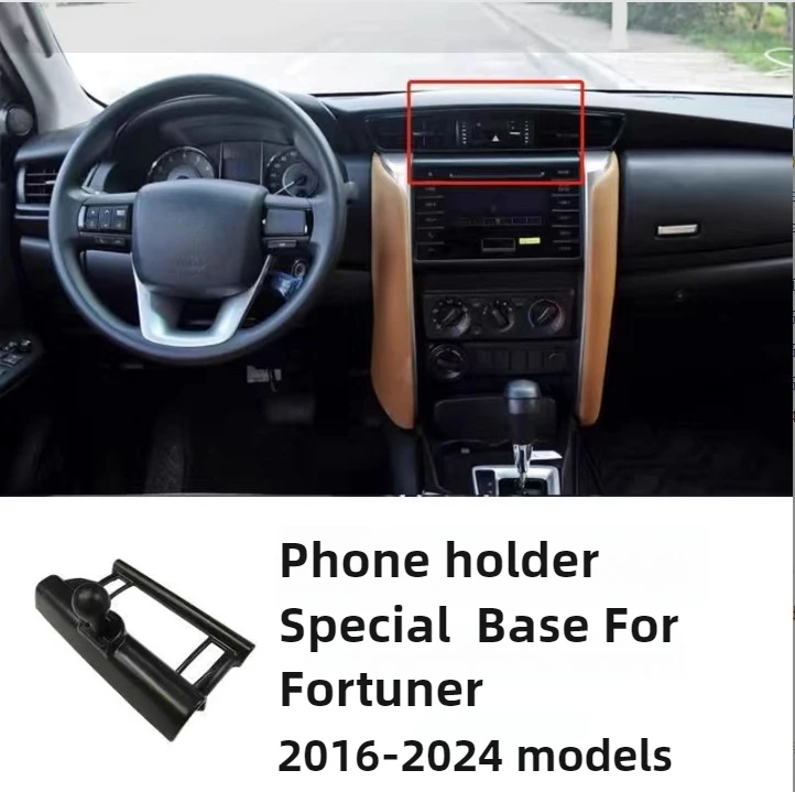 Car Phone Holder for Toyota Fortuner Hilux Revo 3rd Gen Phone Adjustable Phone Stand Mount Fit for Most Smartphone GPS Stand