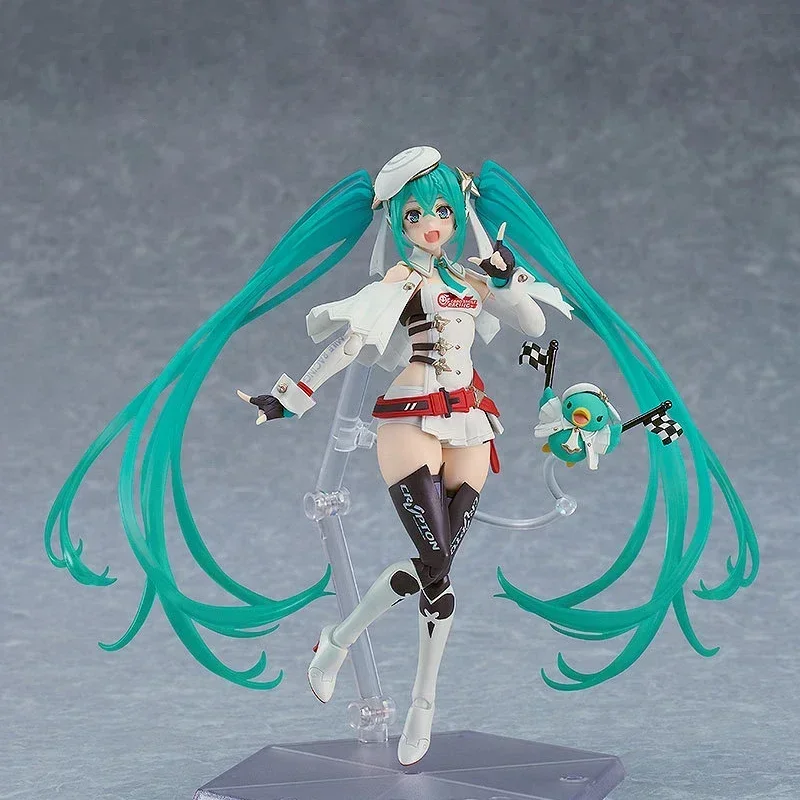 En stock, Figura de Acción Miku Racing SP-161 de MF Max Factory, Figura Coleccionable de Miku, Estatua Decorativa, Regalo, 15 cm