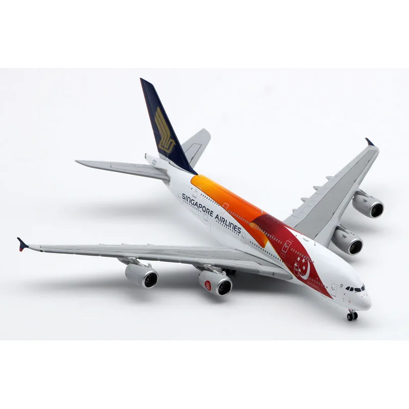 Hợp Kim Tập Thể Máy Bay Tặng JC Cánh 1: singapore Năm 400 Hãng Hàng Không "StarAlliance" AIRBUS A380 Diecast Aircarft Mẫu Máy Bay Phản Lực 9V-SKI