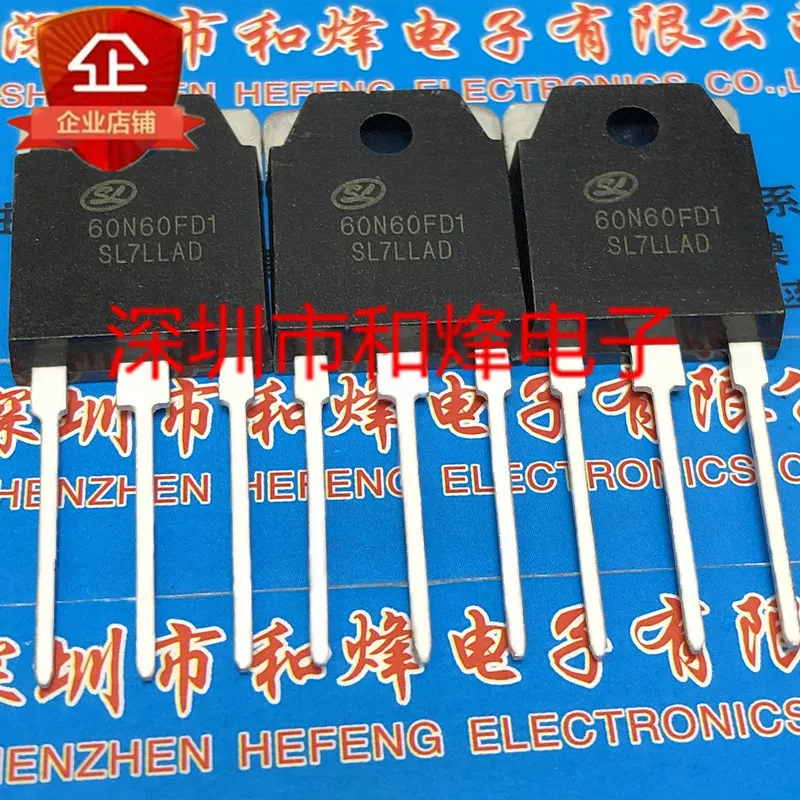 5PCS-10PCS 60N60FD1 SGT60N60FD1PN TO-3P 600V 60A  Imported Original Best Quality In Stock Fast Shipping