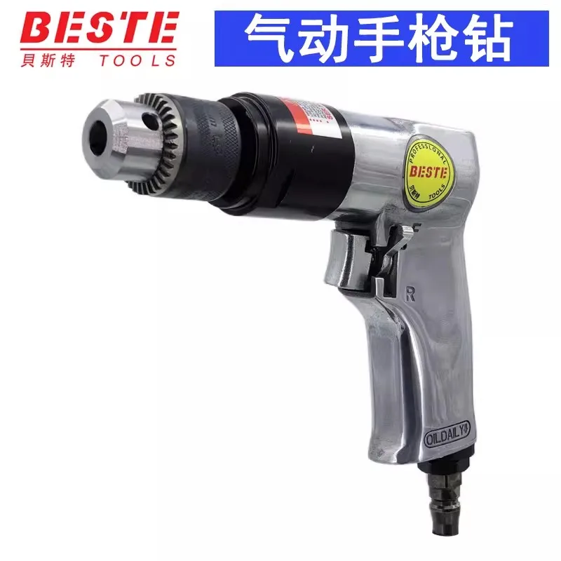 At-4031 Industrial-Grade Air Drill 3/8 Forward and Reverse Pneumatic Gun Drill 10mm Drilling Machine Powerful Air Drill