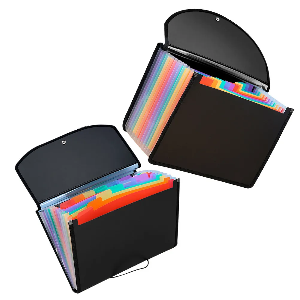 2pcs-expanding-pvc-file-folder-accordion-design-multi-layer-document-organizer-for-papers-receipts-business-cards-tickets-office