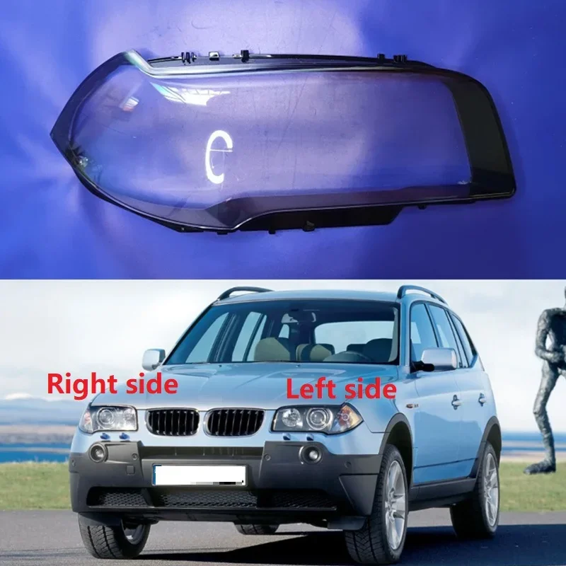 

New！ For BMW X3 E83 2004-2010 Auto Front Headlights Lens Cover Headlamp Shell Transparent Lampshade Glass Lamp Housing Lights Sh