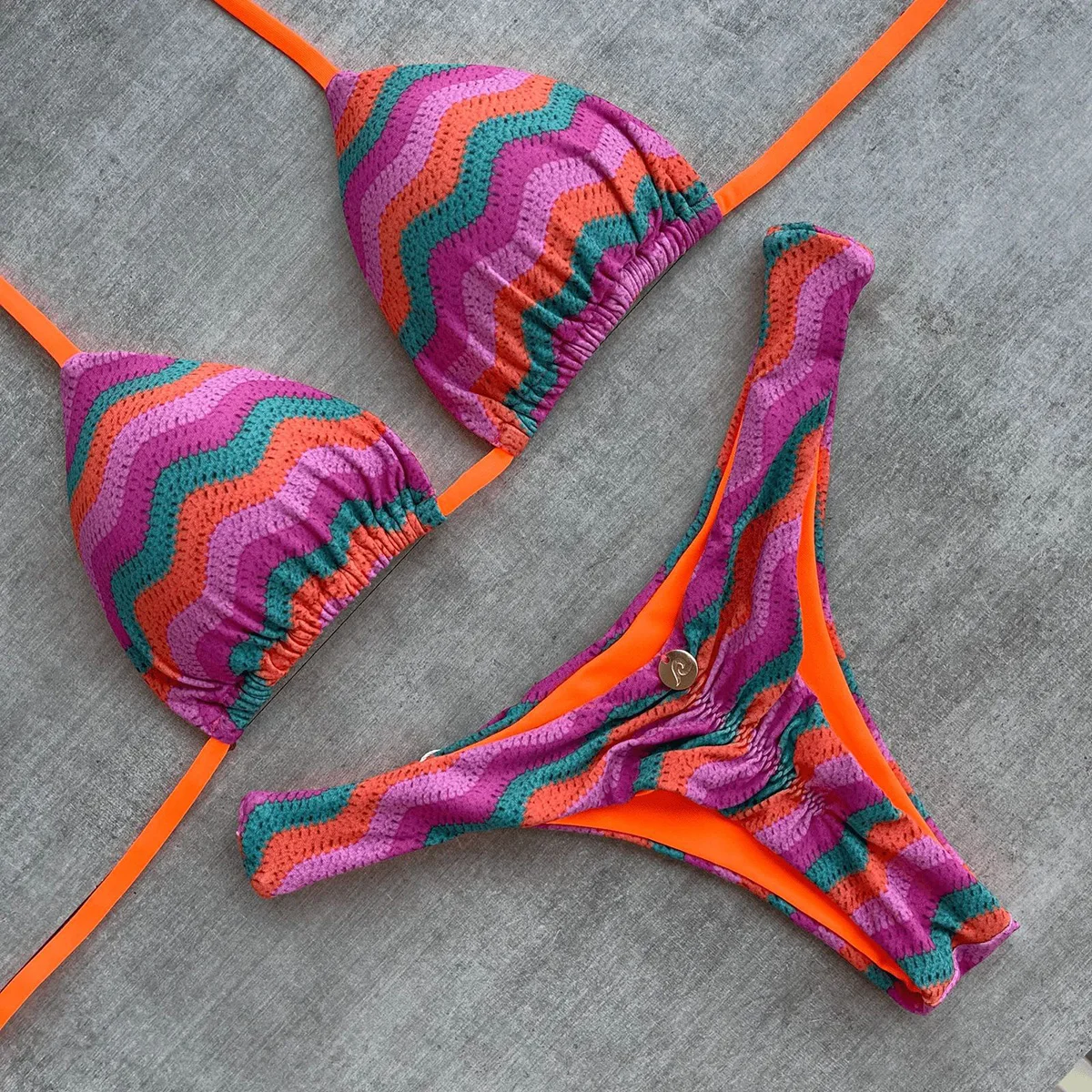 

New Micro Bikinis 2026 Mini Swimsuit Women Swimwear Push Up Brazilian Bikini Set Print Biquini Print Beachwear Female