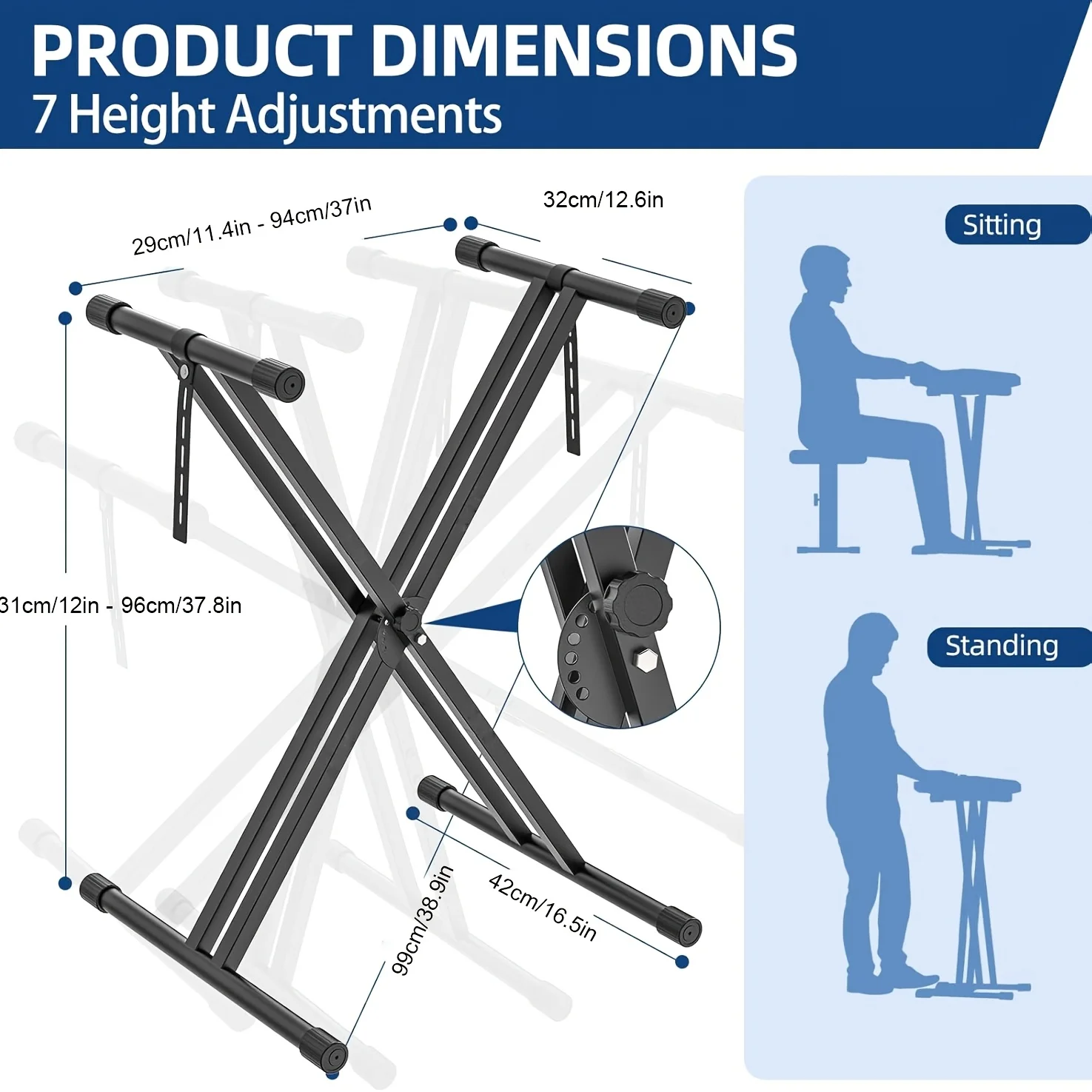 Thumbnail 3 - #3 Latest Musical Keyboard Stands Offers