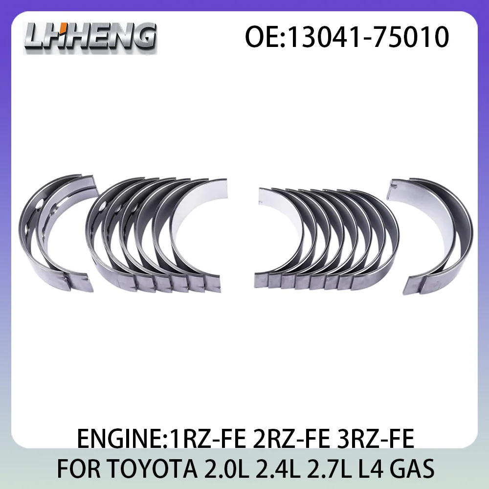 

Engine Main & Rod Bearings Kit FOR TOYOTA DYNA ESTIMA HIACE HILUX 2.0L 2.4L 2.7L 2.0 2.4 2.7 L T GAS 90-06 1RZ 2RZ 13041-75010