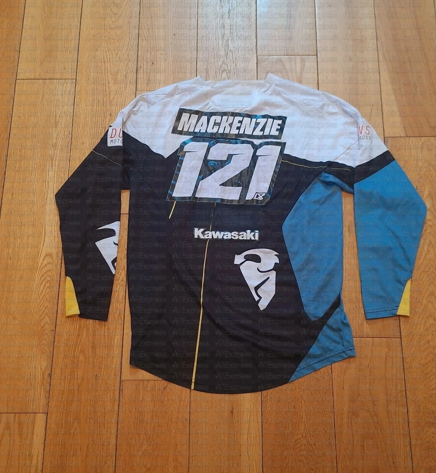 

Брайан Маккензи # Быстросохнущий трикотаж для мотокросса Kawasaki 121, спортивный топ для суперкросса для взрослых и детей