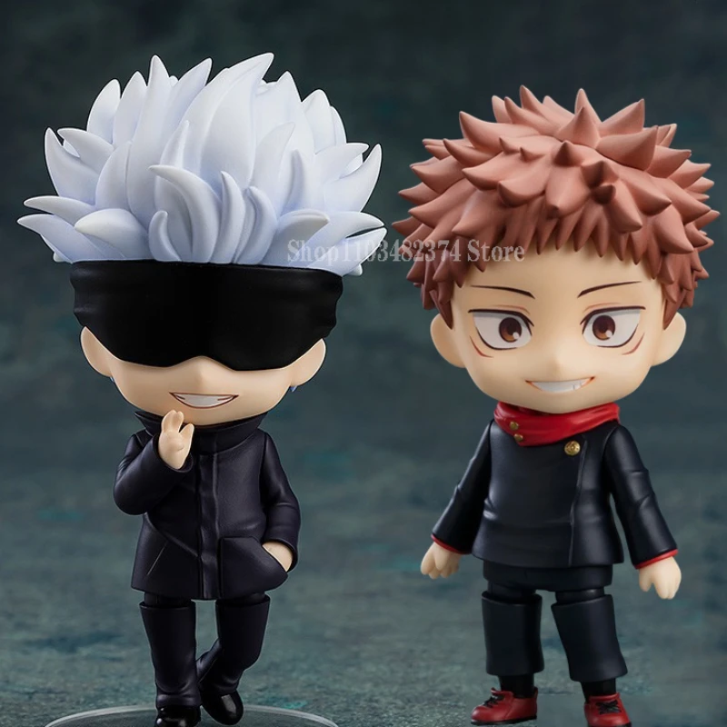 

Anime Jujutsu Kaisen Cute Toy Satoru Gojo Figure Movable Model Itadori Yuji Action Figure QVersion Doll 12cm PVC Collection Gift