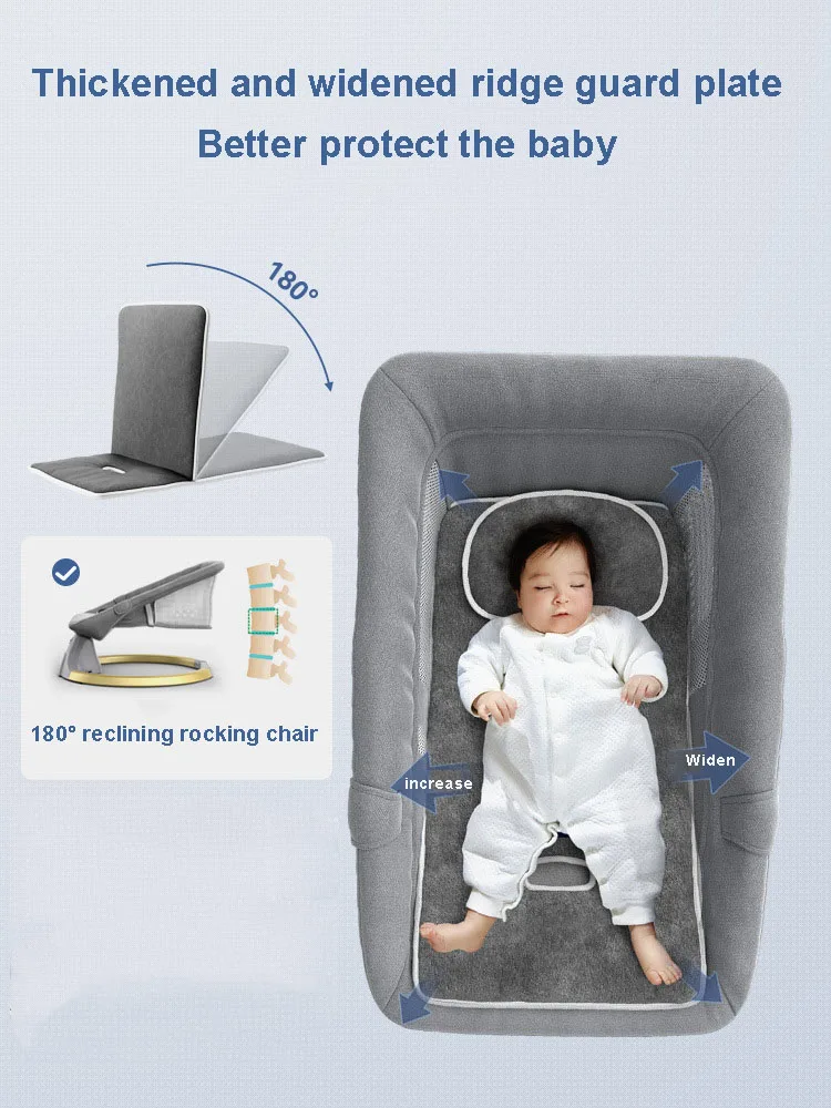 Baby Electric Rocking Chair Coax Baby Artifact Newborn Sleep Cradle Bed With Baby Sleeping Comfort Recliner