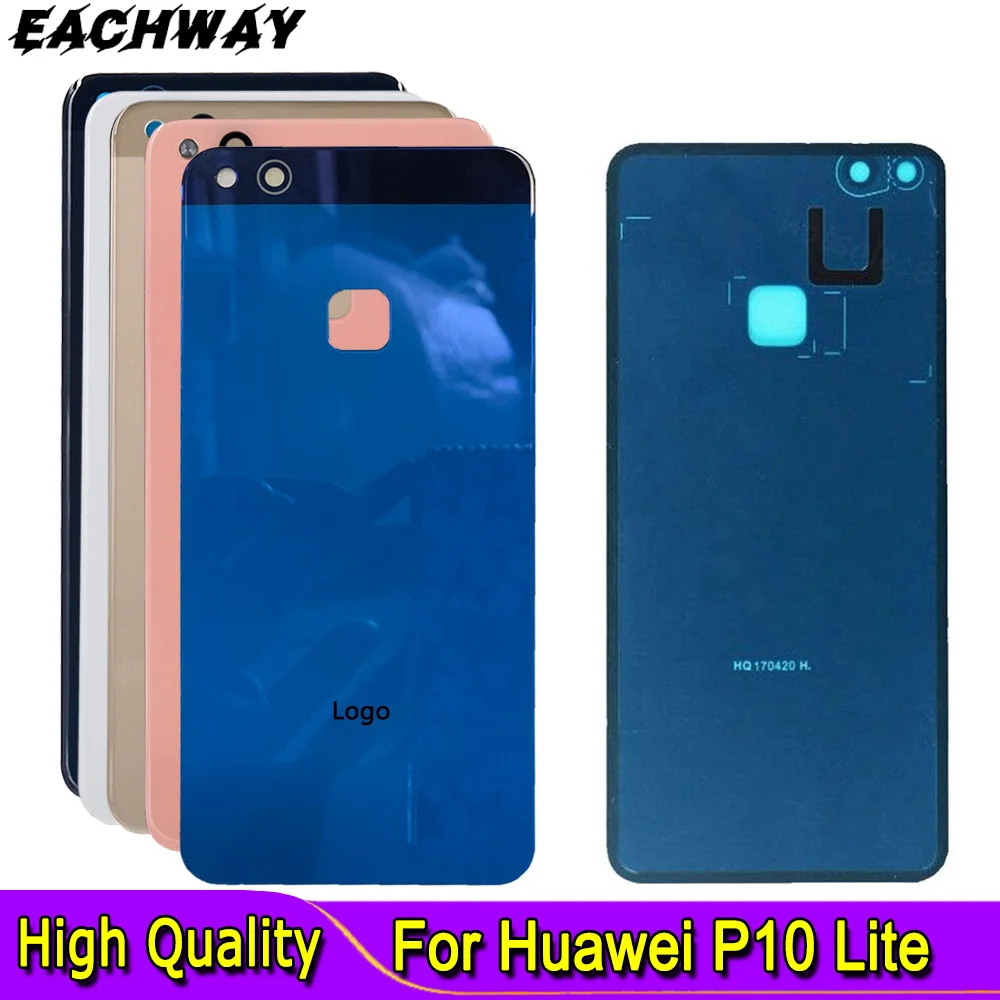 

For Huawei P10 Lite Back Battery Glass Cover Rear Housing Door Panel For Huawei P10 Lite Battery Cover Replacement Parts